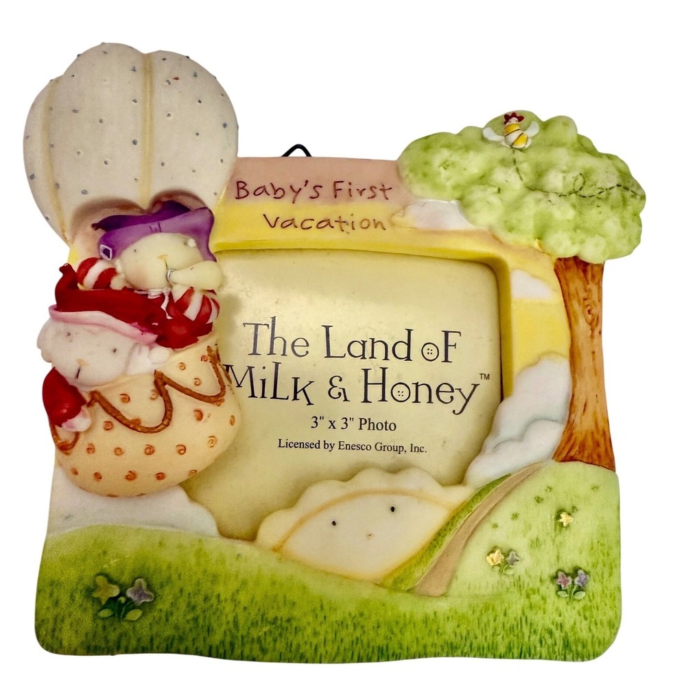 The Land of Milk & Honey Baby First Vacation Photo Frame 3x3